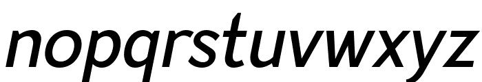 Modestic Sans SemiBold Italic Font LOWERCASE
