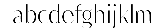 Modestic display Regular Font LOWERCASE