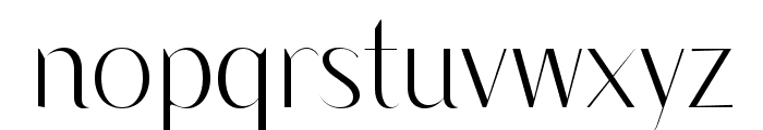 Modestic display Regular Font LOWERCASE