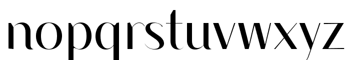 Modestic display Semi Bold Font LOWERCASE