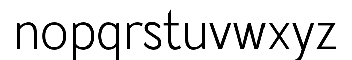 ModesticSans-Regular Font LOWERCASE