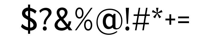 ModesticSans-SemiBold Font OTHER CHARS
