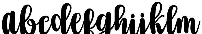 ModisSpring Font LOWERCASE