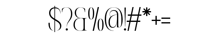 Moerva Regular Font OTHER CHARS
