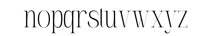 Moerva Regular Font LOWERCASE