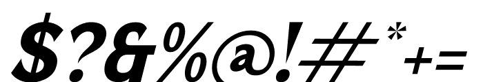 Mofeika Italic Font OTHER CHARS