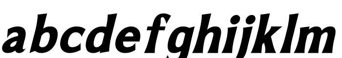 Mofeika Italic Font LOWERCASE