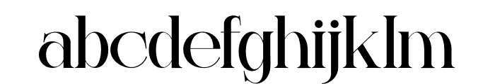 Mofia Font LOWERCASE