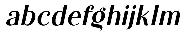 Mofulina Oblique Font LOWERCASE