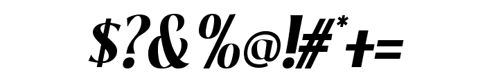 Mogata Normal Oblique Font OTHER CHARS