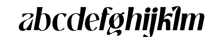 Mogata Normal Oblique Font LOWERCASE