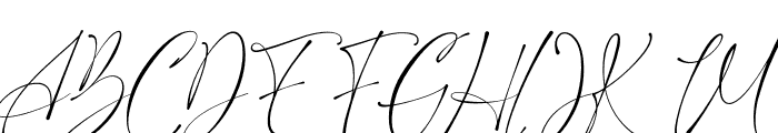 Mogenta Signature Font UPPERCASE