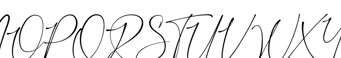 Mogenta Signature Font UPPERCASE