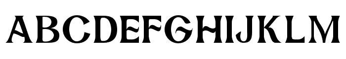 Mogge-Regular Font UPPERCASE