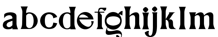 Mogge-Regular Font LOWERCASE