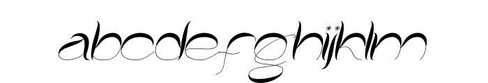 Moggie Italic Font LOWERCASE