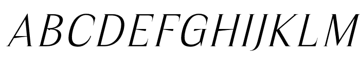 Moghes Italic Font LOWERCASE