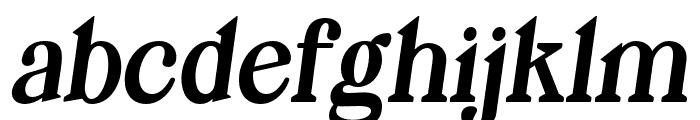 MogilaDisplay-Italic Font LOWERCASE