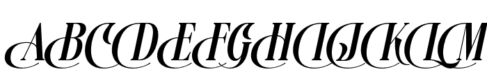 Mogokya Klektore Bold Italic Font UPPERCASE