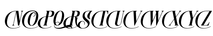 Mogokya Klektore Bold Italic Font UPPERCASE