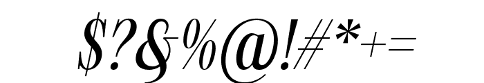 Mogokya Klektore Medium Italic Font OTHER CHARS