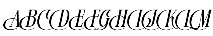 Mogokya Klektore Medium Italic Font UPPERCASE
