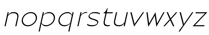 Moirest Light Italic Font LOWERCASE