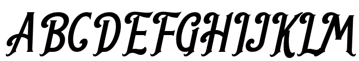 Moisford Italic Font UPPERCASE