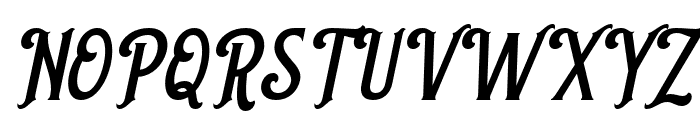 Moisford Italic Font UPPERCASE