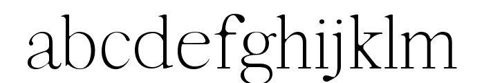 Moisses Light Round Font LOWERCASE