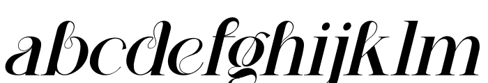 Moitex Italic Font LOWERCASE