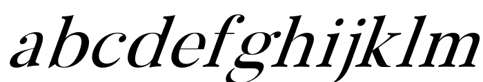 Molagane-RegularItalic Font LOWERCASE