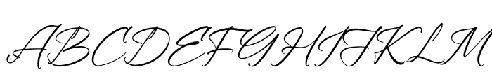 Moland Hoffman Italic Font UPPERCASE