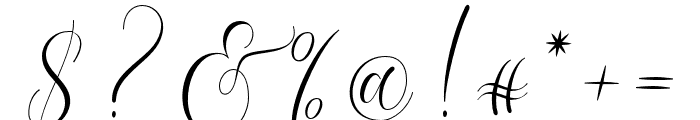 MolandikaScript Font OTHER CHARS