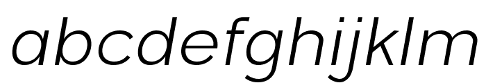 Molden Italic Light Font LOWERCASE