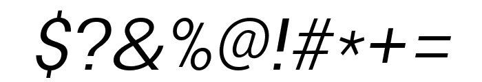 Molden Italic Regular Font OTHER CHARS