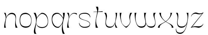 MolexShoora-ExtraLight Font LOWERCASE