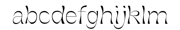 MolexShoora-Light Font LOWERCASE