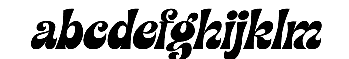 Molger Italic Font LOWERCASE