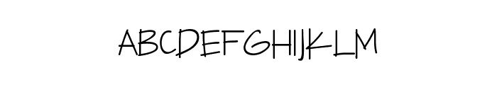 Molika Light Font LOWERCASE