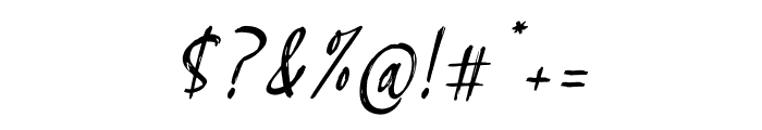 Molinattess Italic Font OTHER CHARS