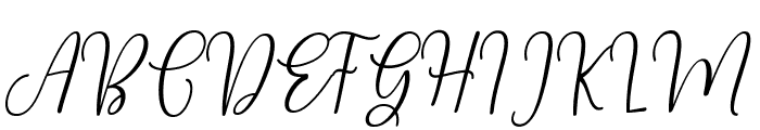 Molisha Script Font UPPERCASE