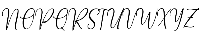 Molisha Script Font UPPERCASE