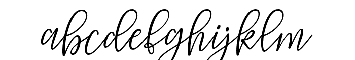 Molisha Script Font LOWERCASE