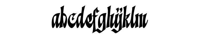 Mollartianz-Regular Font LOWERCASE