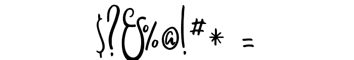 Molluca-Italic Font OTHER CHARS