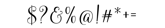 MollyScript Font OTHER CHARS