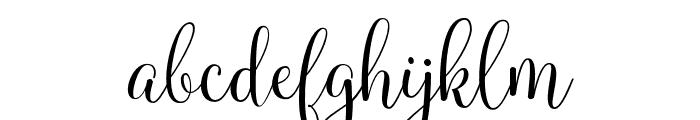 MollyScript Font LOWERCASE