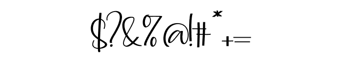 Molyani Signature Font OTHER CHARS