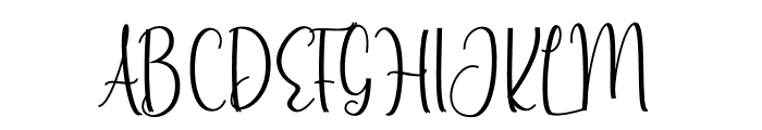 Molyani Signature Font UPPERCASE
